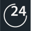 24 hour reception